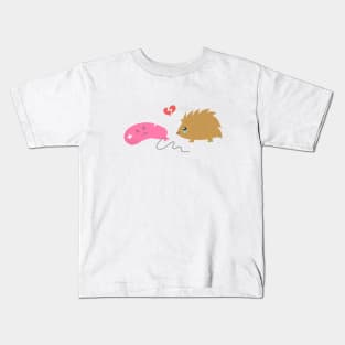 Some Love Is Not Meant To Be, Broken Hearted Hedgehog Kids T-Shirt